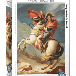 Napoleon traversant les Alpes – Jacques Louis David (1000p)