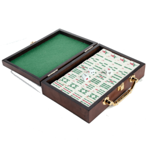 Petit Mahjong boite bois