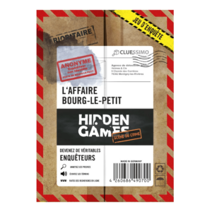 Hidden Games – L’affaire Bourg-Le-Petit