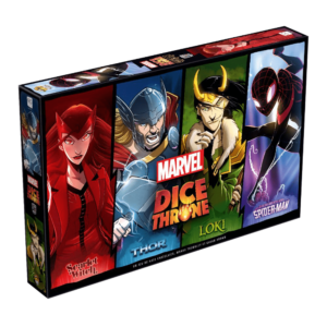 Dice Throne Marvel (Scarlet Witch, Loki, Thor et Miles Morales)