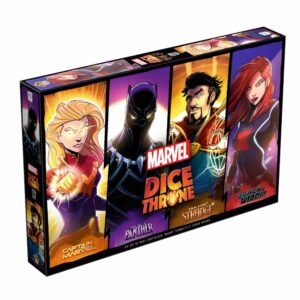 Dice Throne Marvel – Captain Marvel, Black Panther, Dr Strange et Black Widow