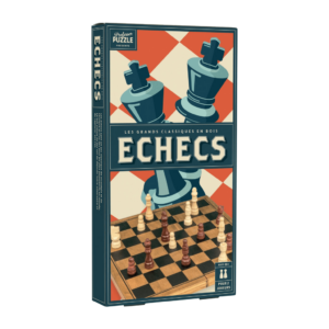 Echecs bois vintage