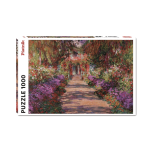 L’allée dans le jardin – Monet (1000p)