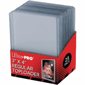 25 Toploader transparent standard (ultra pro)