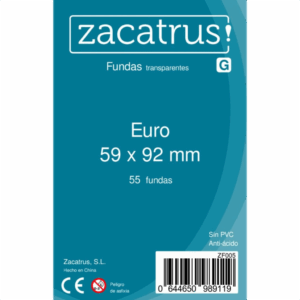 Sleeves Zacatrus Euro X55