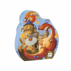 Puzzle Silhouette – Vaillant et le dragon (54p)