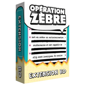 Opération Zèbre – BD (ext)